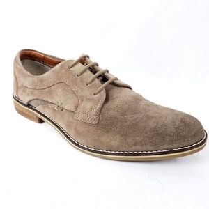 Alfani Mens Oxfords Shoes Suede Size 8.5 Tan Brown